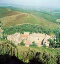 Abbaye de la Fontfroide, Sicht vom Hügel aus, 1993
