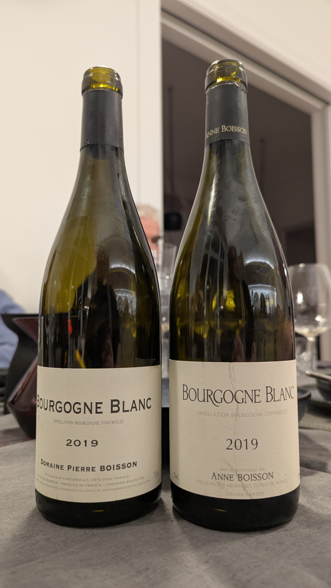 Flaschenabbildung Boillot 3, Pierre Morey, Pierre und Anne Boisson