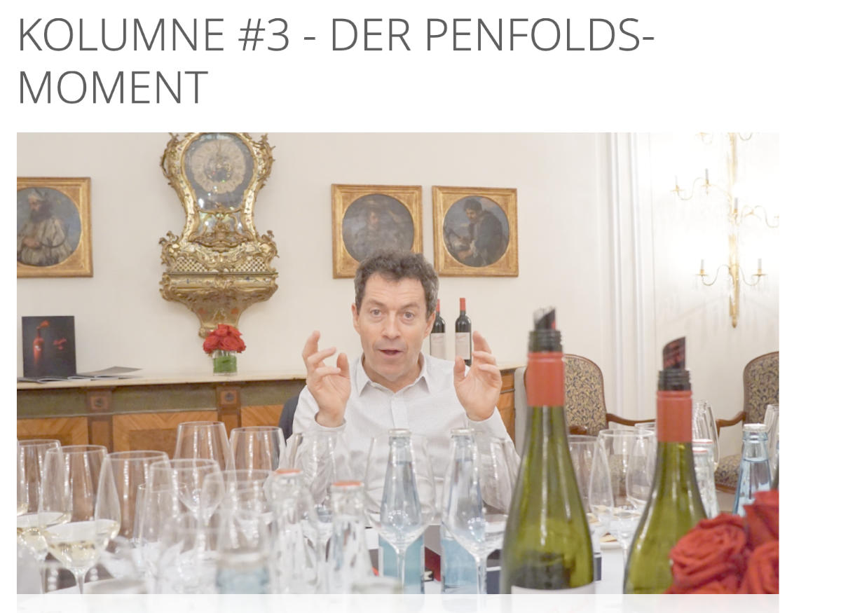 Kolumnen-Teaser mit Peter Gago, dem Chiefwinemaker von Penfolds